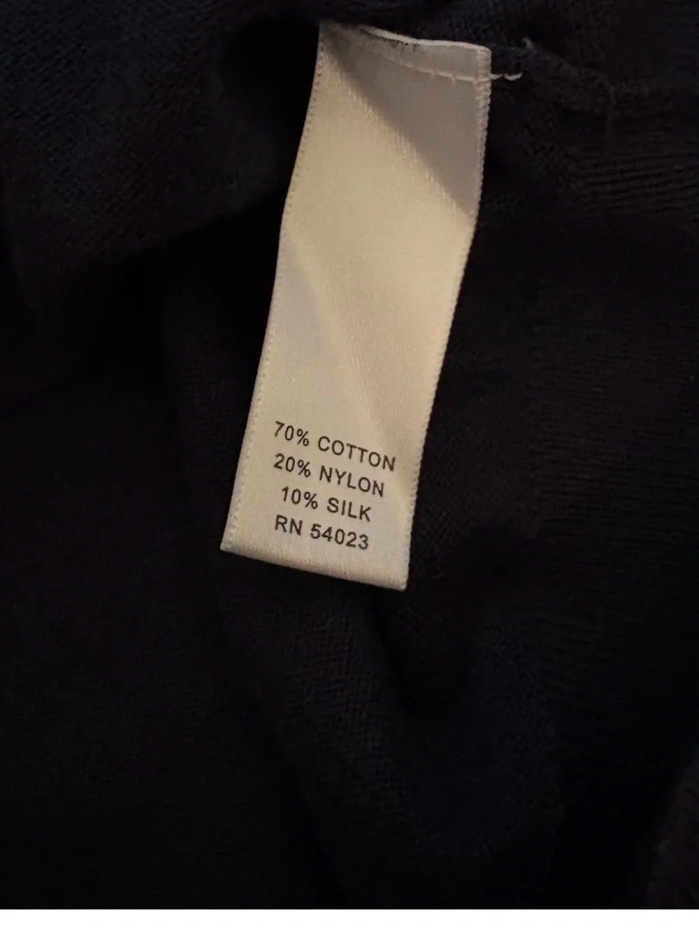 Banana Republic Men's 1/4 Snap Navy Blue Long Sleeve Knit Pullover